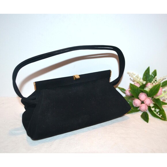 1940s Black Party Formal Fun Handbag - Picture 1 of 7
